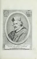 An illustration from Effigies, nomina et cognomina S.D.N. Alexandri papae VII et RR. DD. S.R.E. Cardd. nunc viuentium (1660)