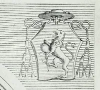 Picture 19 of 37 from Effigies, nomina et cognomina S.D.N. Alexandri papae VII et RR. DD. S.R.E. Cardd. nunc viuentium (1660), leaf 69