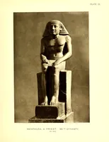 An illustration from Egyptian sculptures in the British museum (1914)