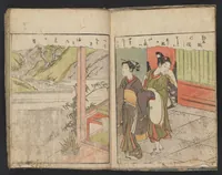 An illustration from Ehon haru no nishiki (1771)