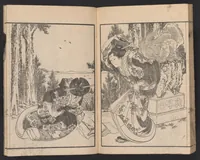 An illustration from Ehon onna Imagawa (1844)