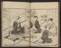 An illustration from Ehon yakusha natsu no fuji (1780)