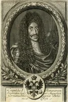 Picture 2 of 24 from Eigentliche Abbildungen Beeder Römm. Kayserl. wie auch der Röm. Königl. Majestäten und dann sämtlicher Herren Chur-Fuersten dess H. Röm Reichs ... Statt Augsburg im Jahr 1689 und 1690. Theils in eiger hoher person, Theils durch Dero Gevoll. mächtigte hochansehnliche herren Abgesandten erscheinen (1689), leaf 8