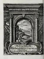 Picture 1 of 6 from Eigentlicher Abriss und Beschreibung eines sehr nützlich und nothwendigen Instruments zur Mechanica : so auf eine Schreib-Taffel gerichtet und zum Feldmessen, Vestung-aussstecken, Hoch und Tieff messen, Land und Wasser abwegen : ingleichen auch zur Perspectiv und andern gar füglich zu gebrauchen (1673), leaf 4