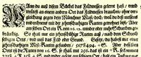An illustration from Ein begründter vnd verständiger Bericht von dem Feldmessen : wie man Aecker, Wisen, Gärten, Höltzer, Weyer, vnd andere Grundstuck, ihrer Grösse nach vnd wievil deren jedes Jucharten, Rueten und Schuech aigentlich in sich halte messen, auch dieselbige in etliche gleiche oder vngleiche Thail abthailen soll .. (1665)