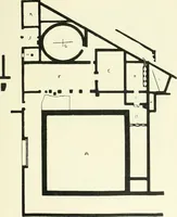 An illustration from Eine Gebäudegruppe in Olympia (1909)