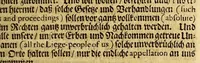 Picture 2 of 3 from Eine Nachricht wegen der Landschaft Pennsilvania in America: : welche jüngstens unter dem grossen Siegel in Engelland an William Penn, &c. Sambt den Freyheiten und der Macht, so zu behöriger guten Regierung derselben nötig übergeben worden, und zum Unterricht derer, so etwan bereits bewogen, oder noch möchten bewogen werden, ümb sich selbsten darhin zu begeben, oder einige Vediente und Gefinde an diesen Ort zu senden, hiermit Fund gethan wird. (1681), leaf 23
