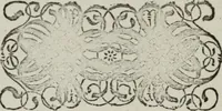 An illustration from Einer neüen Tabulatur auff Orgel und Instrumenten. Das ander allerlei schöne teutsche, italienische, frantzösische, geistliche und weltliche Lieder mit funff und vier Stimmen Passamezo, Galliardo und Täntze in sich begreifft.. (1577)