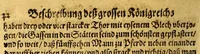 An illustration from Ein neuwe, kurtze, doch warhafftige Beschreibung dess gar grossmächtigen weitbegriffenen, bisshero vnbekandten Königreichs China: seiner fünffzehen gewaltigen Prouincien ... (1589)