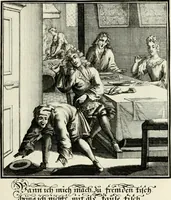 Picture 53 of 73 from Ein Schock Phantastn in einem Kasten : mit ihrem Pourtrait gar net in Kupffer gebracht und ausgelacht, samt einer Vorred (1700), leaf 112