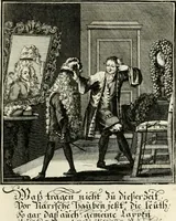 Picture 9 of 73 from Ein Schock Phantastn in einem Kasten : mit ihrem Pourtrait gar net in Kupffer gebracht und ausgelacht, samt einer Vorred (1700), leaf 24