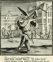 Picture 19 of 73 from Ein Schock Phantastn in einem Kasten : mit ihrem Pourtrait gar net in Kupffer gebracht und ausgelacht, samt einer Vorred (1700), leaf 44