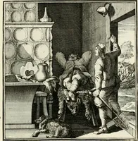 Picture 20 of 73 from Ein Schock Phantastn in einem Kasten : mit ihrem Pourtrait gar net in Kupffer gebracht und ausgelacht, samt einer Vorred (1700), leaf 46