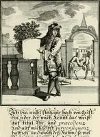 Picture 34 of 73 from Ein Schock Phantastn in einem Kasten : mit ihrem Pourtrait gar net in Kupffer gebracht und ausgelacht, samt einer Vorred (1700), leaf 74