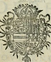 An illustration from [El] aivstamiento i proporcion de las monedas de oro, plata i cobre i la redvccion destos metales a sv debida estimacion, son regalia singvlar del rei de España i de las Indias, nvestro señor, que la es del oro i plata del orbe (1629)