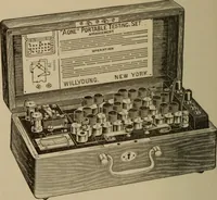 An illustration from Electrical instruments and testing; how to use the voltmeter, ohmmeter, ammeter, potentiometer, galvanometer, the Wheatstone bridge, and standard portable testing sets (1907)