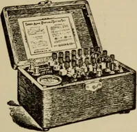 An illustration from Electrical instruments and testing; how to use the voltmeter, ohmmeter, ammeter, potentiometer, galvanometer, the Wheatstone bridge, and standard portable testing sets (1907)