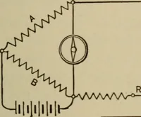 An illustration from Electrical instruments and testing; how to use the voltmeter, ohmmeter, ammeter, potentiometer, galvanometer, the Wheatstone bridge, and standard portable testing sets (1907)