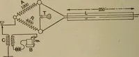 An illustration from Electrical instruments and testing; how to use the voltmeter, ohmmeter, ammeter, potentiometer, galvanometer, the Wheatstone bridge, and standard portable testing sets (1907)