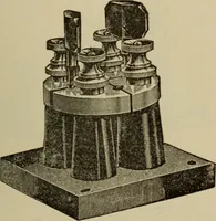 An illustration from Electrical instruments and testing; how to use the voltmeter, ohmmeter, ammeter, potentiometer, galvanometer, the Wheatstone bridge, and standard portable testing sets (1907)