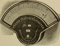 An illustration from Electrical instruments and testing; how to use the voltmeter, ohmmeter, ammeter, potentiometer, galvanometer, the Wheatstone bridge, and standard portable testing sets (1907)