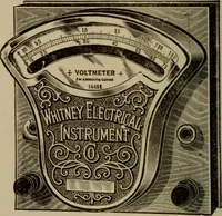 An illustration from Electrical instruments and testing; how to use the voltmeter, ohmmeter, ammeter, potentiometer, galvanometer, the Wheatstone bridge, and standard portable testing sets (1907)