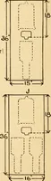 An illustration from Electrical tables and engineering data; a book of useful tables and practical hints for electricians, foremen, salesmen, solicitors, estimators, contractors, architects and engineers (1916)