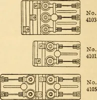 An illustration from Electrical tables and engineering data; a book of useful tables and practical hints for electricians, foremen, salesmen, solicitors, estimators, contractors, architects and engineers (1916)
