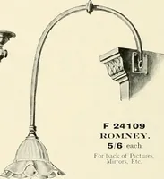 An illustration from Electric fixtures & glassware : F & G section, 13th ed. (1911)