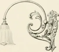 An illustration from Electric fixtures & glassware : F & G section, 13th ed. (1911)
