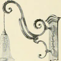 An illustration from Electric fixtures & glassware : F & G section, 13th ed. (1911)