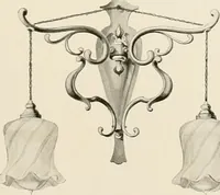 An illustration from Electric fixtures & glassware : F & G section, 13th ed. (1911)