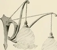 An illustration from Electric fixtures & glassware : F & G section, 13th ed. (1911)