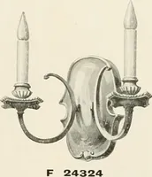 An illustration from Electric fixtures & glassware : F & G section, 13th ed. (1911)