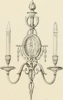 An illustration from Electric fixtures & glassware : F & G section, 13th ed. (1911)