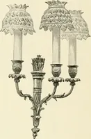 An illustration from Electric fixtures & glassware : F & G section, 13th ed. (1911)