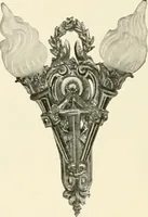 An illustration from Electric fixtures & glassware : F & G section, 13th ed. (1911)