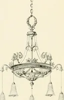 An illustration from Electric fixtures & glassware : F & G section, 13th ed. (1911)
