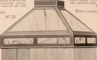 Picture 231 of 238 from Electric, gas, and combination lighting fixtures : table lamps, floor lamps, electrical wiring material, lighting glassware / Sears, Roebuck and Co. (1900), leaf 107