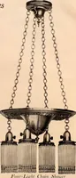 Picture 46 of 238 from Electric, gas, and combination lighting fixtures : table lamps, floor lamps, electrical wiring material, lighting glassware / Sears, Roebuck and Co. (1900), leaf 18
