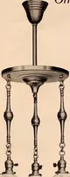 Picture 100 of 238 from Electric, gas, and combination lighting fixtures : table lamps, floor lamps, electrical wiring material, lighting glassware / Sears, Roebuck and Co. (1900), leaf 37