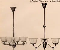 Picture 153 of 238 from Electric, gas, and combination lighting fixtures : table lamps, floor lamps, electrical wiring material, lighting glassware / Sears, Roebuck and Co. (1900), leaf 66