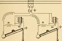 An illustration from Electricians' operating and testing manual; a hand book for men in charge of electrical apparatus, repair men, trouble men, lamp trimmers, and electricians generally (1916)