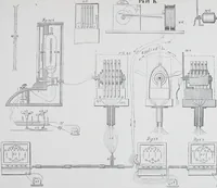 An illustration from The electric telegraph: was it invented by Professor Wheatston e? (1856)