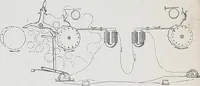 An illustration from The electric telegraph: was it invented by Professor Wheatston e? (1856)