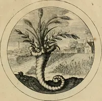Picture 15 of 42 from Elegantissimorum emblematum corpusculum Latinis Belgicisque versibus elucidatum. Versameling van uytgeleesene sinne-beelden met latynse en nederduitse verklaringen in rym (1696), leaf 32