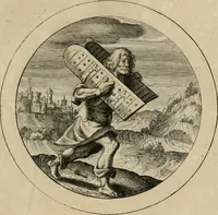 Picture 31 of 42 from Elegantissimorum emblematum corpusculum Latinis Belgicisque versibus elucidatum. Versameling van uytgeleesene sinne-beelden met latynse en nederduitse verklaringen in rym (1696), leaf 64