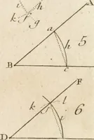 An illustration from Elemens de geometrie (1741)