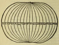 Picture 25 of 31 from Elementale cosmographicum : quo totius & astronomiæ & geographiæ rudimenta, certissimis breuissimiśque docentur apodixibus. : Recens castigatum & emendatum, figurísque &. annotationibus opportuniss. illustratum. Adiunximus huic libro Cosmographiæ introductio : cum quibusdam geometriæ ac astronomiæ principiis ad eam rem necessariis (1551), leaf 114