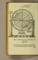 An illustration from Elementale cosmographicum : quo totius & astronomiæ & geographiæ rudimenta, certissimis breuissimiśque docentur apodixibus. : Recens castigatum & emendatum, figurísque &. annotationibus opportuniss. illustratum. Adiunximus huic libro Cosmographiæ introductio : cum quibusdam geometriæ ac astronomiæ principiis ad eam rem necessariis (1551)